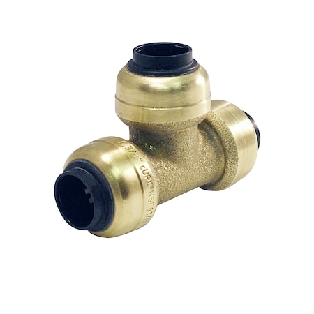 Apollo 3/8 in. Brass Push-To-Connect Tee Fitting FSBT38